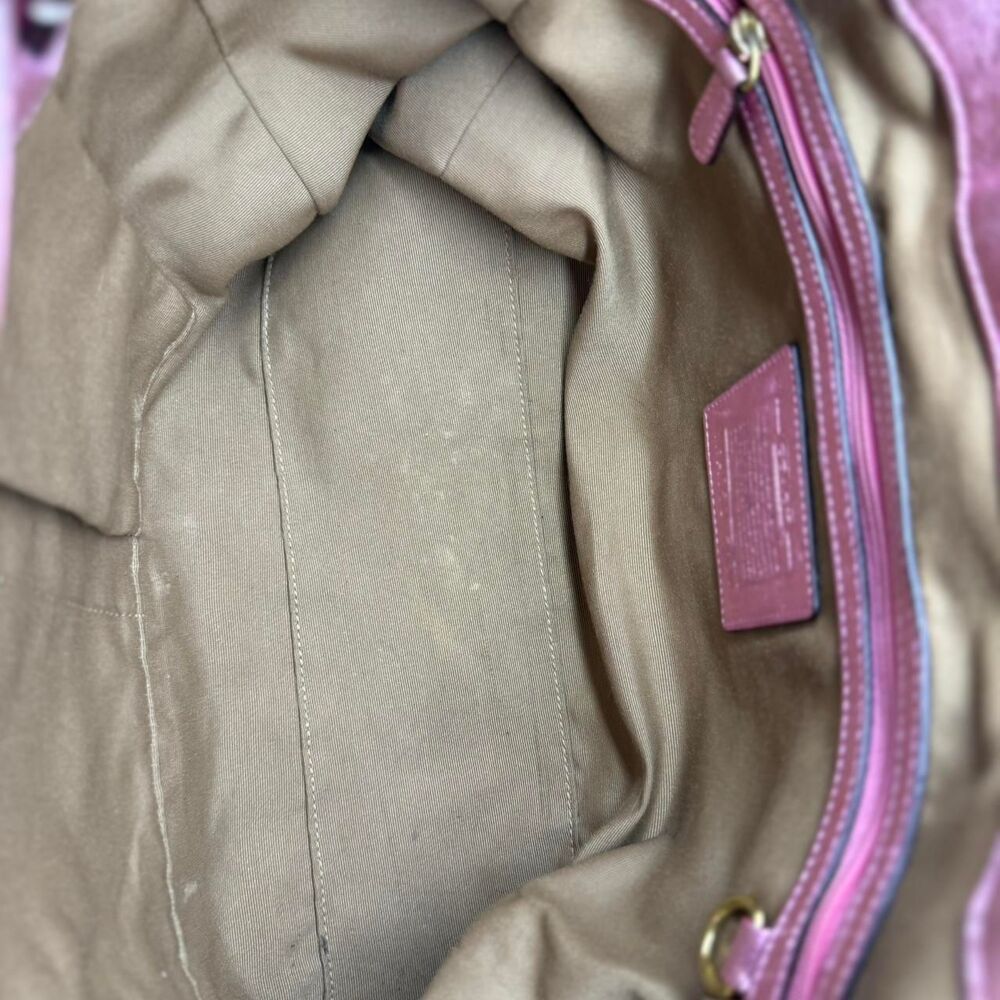 Coach Metallic Pink Shoulder bag - Picture 7 of 8